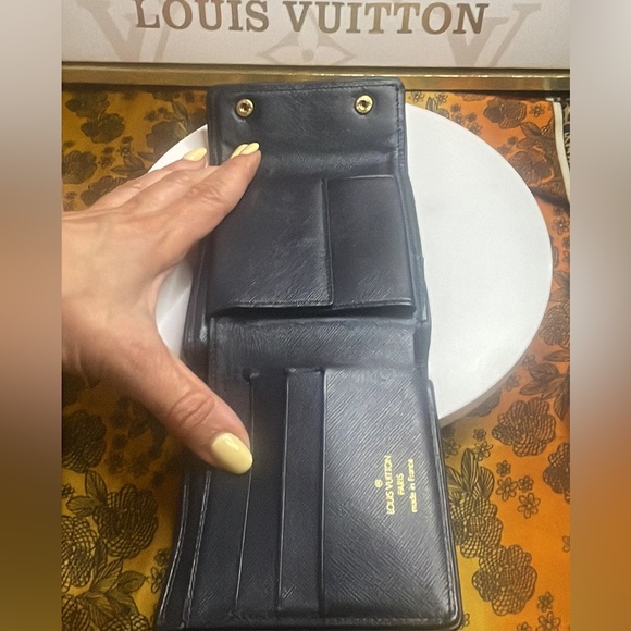 Louis Vuitton Vintage Monogram Mini Lin Porte-Billets Compact Wallet - Picture 12 of 16